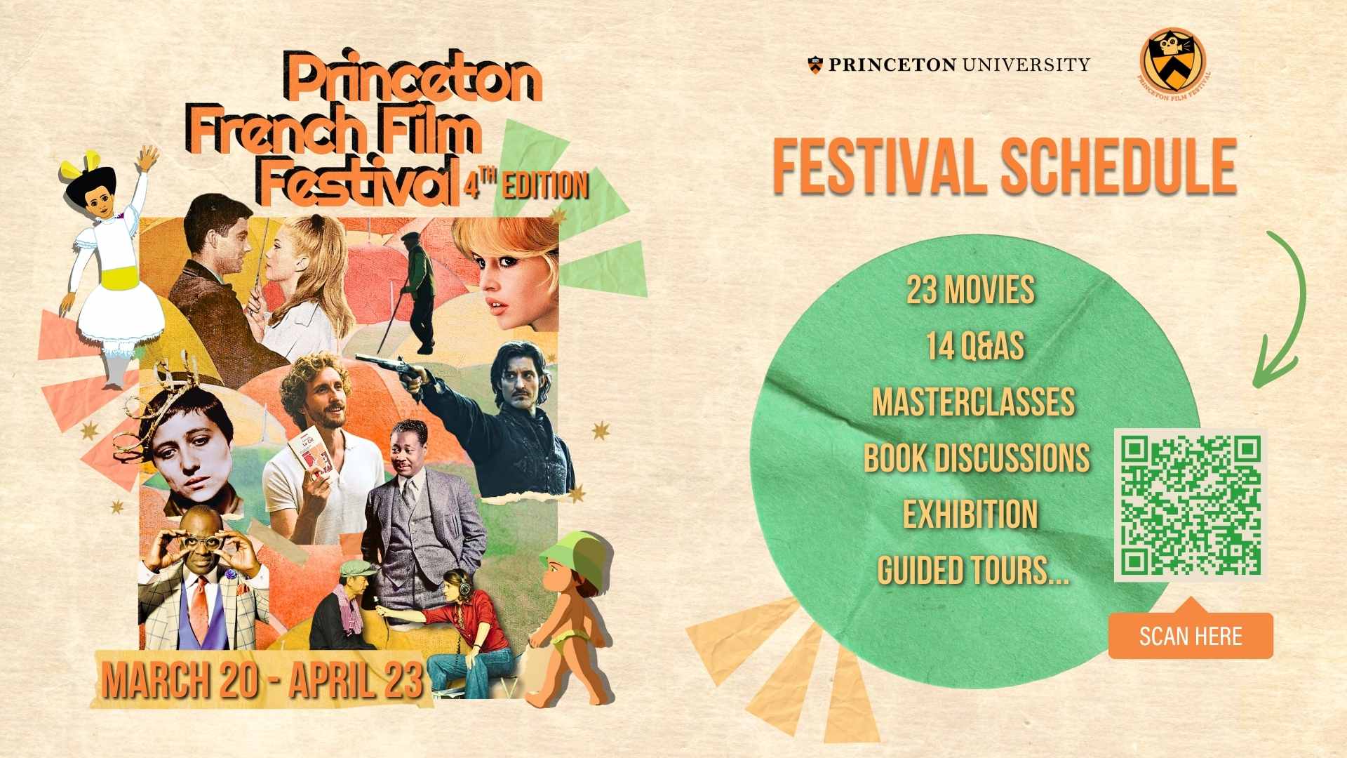 Princeton French Film Festival presented March 20-April 23, 2026.